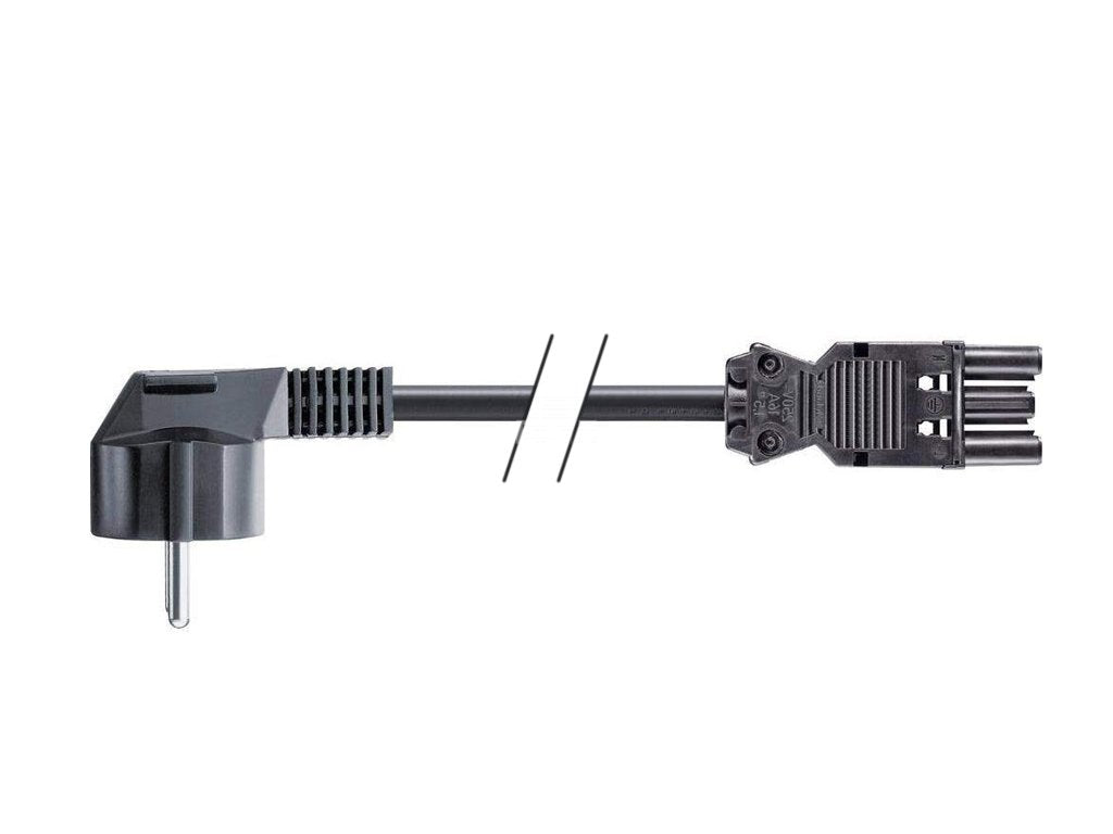 ASA 06016F00001 Napájecí kabel GST vidlice 230V/ konektor GST18i3, délka 2m, černá ASA 06016F00001 Napájecí kabel GST vidlice 230V/ konektor GST18i3, délka 2m, černá